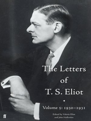 cover image of Letters of T. S. Eliot, Volume 5